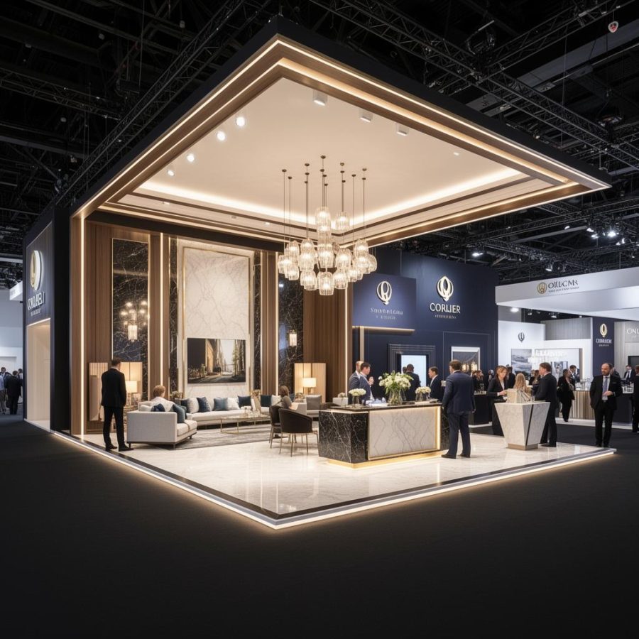 Booth pameran premium